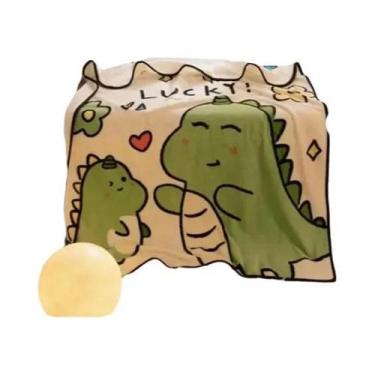 Imagem de Cobertor Com Estampa De Dinossauro Para Bebês, Macio E Confortável, Pa