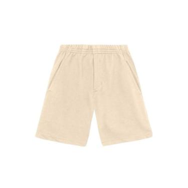 Imagem de Bermuda infantil menino em moletinho Brandili, Natural, 10