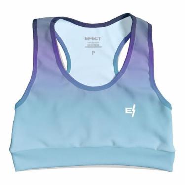 Imagem de Cropped Top Academia Fitness Estilo Confortável Para Treino Alta Suste