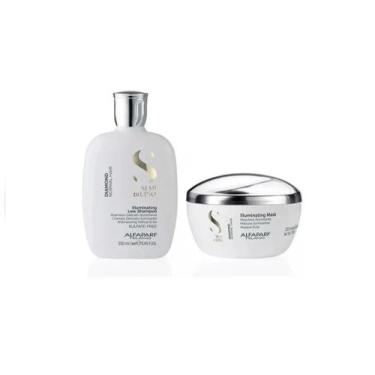 Imagem de Kit Alfaparf SDL Diamond - Shampoo 250ml + Máscara 200ml - Alfaparf Mi