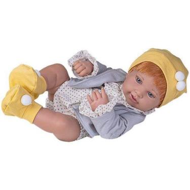 Imagem de Brinquedo Infantil Boneca Realista Anny Doll Baby Ruiva Cotiplas - 250