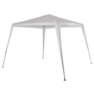 Imagem de Tenda praia piscina gazebo 2,4x3m ráfia branco mor 003522, Branco, 3x2