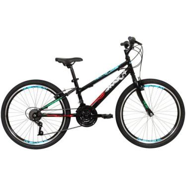 Imagem de Bicicleta Infantil Aro 24 Caloi Max Preta Freio V-Brake 21 Marchas, 24