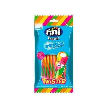 Imagem de Bala fini tubes 240g, 1 unidade, Frutas silvestres e nata