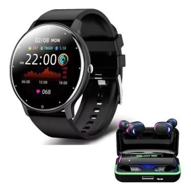 Imagem de Relógio Smartwatch Redondo Luxo Pro Redondo Original Nfc Gps - PEJE