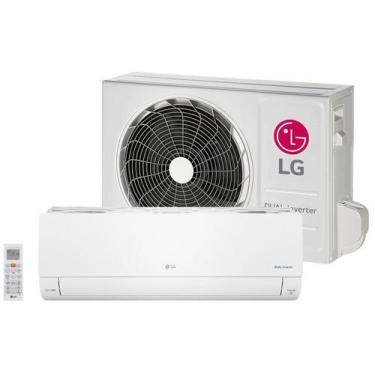 Imagem de Ar-Condicionado LG Dual Inverter Voice 24000 BTUs Frio Branco S4-Q24K2