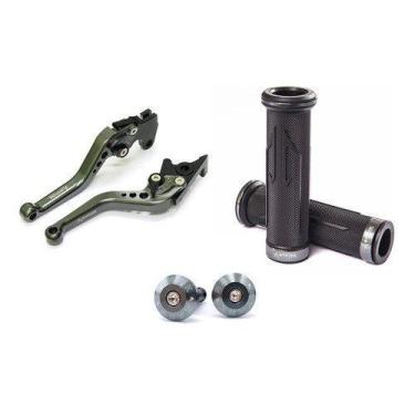 Imagem de Kit Manete Manopla Peso Tampa Yamaha Lander 2007 A 2008 - NoBrand, Tit