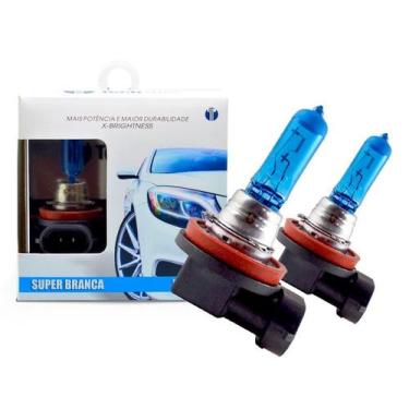 Imagem de Lâmpada 8500k Par Super Branca Tip Xenon Tech One H1 H3 H4 H7 H8 H9 H1