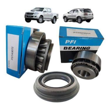 Imagem de Kit 2 Rolamento Pinhao Diferencial Traseiro Hilux Sw4 05-15 - KBC PFI 