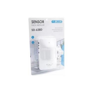 Imagem de Sensor de Presença Anunciador Ultra Som Sonoro SD-638D - IT Blue