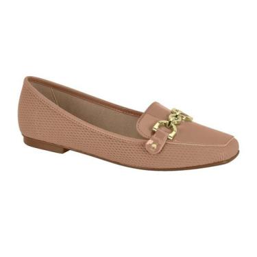 Imagem de Sapato Feminino Mocassim Moleca 5737.211-, Np tresse nude, 36