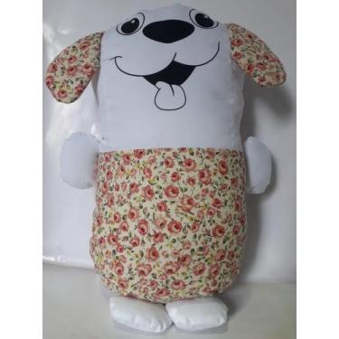 Imagem de Almofada Infantil Divertida Petcão Flores Rosa - Kisoninho Baby - Rosa