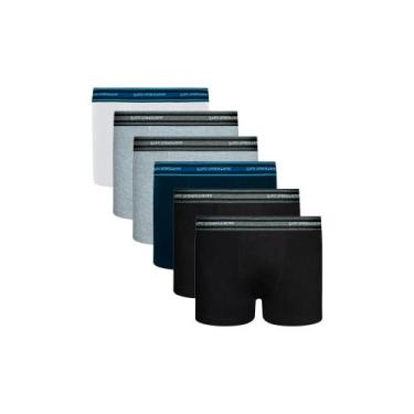 Imagem de Kit 6 Cuecas Boxer Algodão Infantil Lupo 141, Cores sortidas, M
