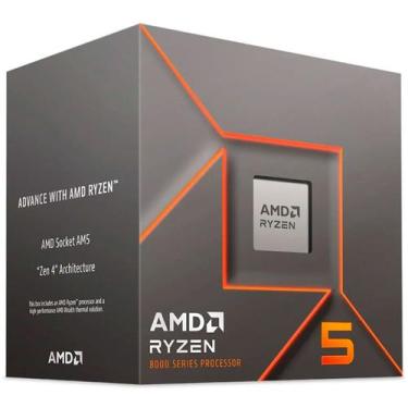 Imagem de Processador AMD Ryzen 5 8400F, 4.2GHz (4.7GHz Max Boost), Cache 16MB, 