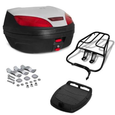 Imagem de Baú Bauleto De Moto 52 Litros Com Bagageiro Titan 150 2004 2005 2006 2