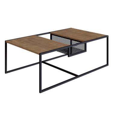 Imagem de Mesa de Centro York Vermont e Preta 100 cm