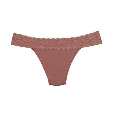 Imagem de Calcinha string com cintura em renda