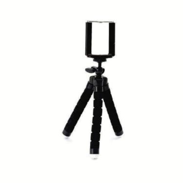Imagem de Mini Tripé Com Suporte Para Celular Preto
