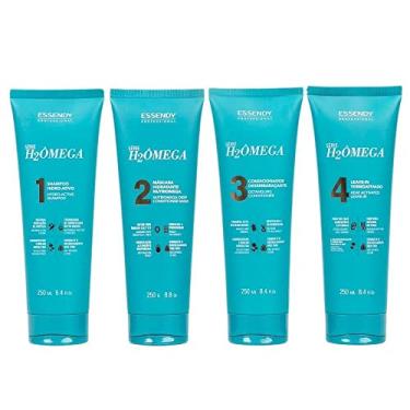 Imagem de Kit Série H2ômega Shampoo, Máscara, Condicionador e Leave-in 250ml