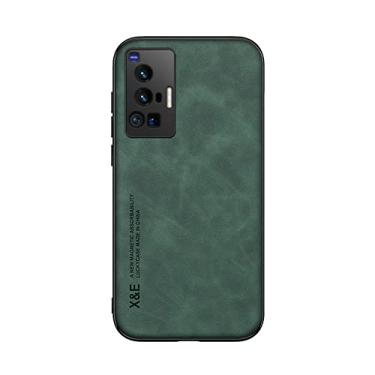 Imagem de Kepuch Silklike Capa para Vivo X70 Pro - Case Placa de Metal Embutida para Vivo X70 Pro - Verde
