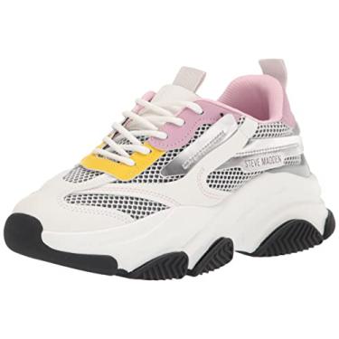 Imagem de Steve Madden Sapatos de Posse Femininos, Preto/rosa, 7.5