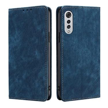 Imagem de For LG Velvet RFID Anti-theft Brush Magnetic Leather Phone Case