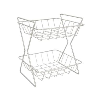 Imagem de Fruteira de Mesa FM105 Acabamento em Pó Epoxi Vinci Móveis - Branco