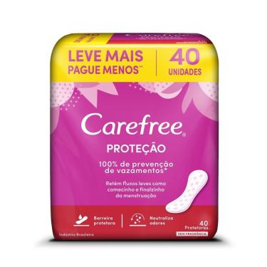 Imagem de Protetor Diário Carefree Proteção sem Perfume 40 Unidades