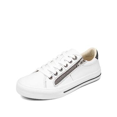 Imagem de T nis feminino Z Soul da Taos Footwear, White/Pewter, 8