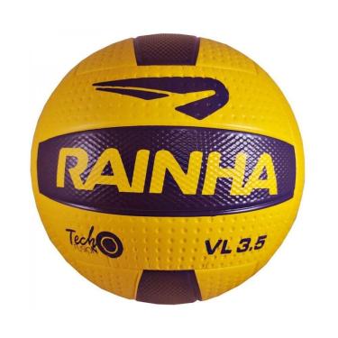 Imagem de Bola Rainha Voleibol VL 3.5 Oficial Amarelo/Azul