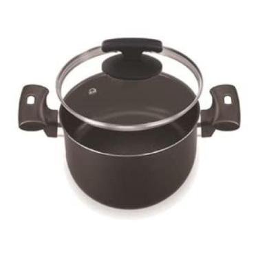Imagem de Caldeirão Super 16 Reto Alumínio Fortaleza Preto