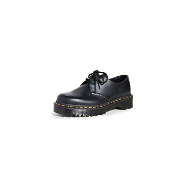 Imagem de Dr. Martens Unissex adulto 1461 Bex Smooth Oxford, Preto liso, 15 Women/14 Men