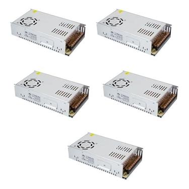 Imagem de Kit 5 Fontes Chaveada 50a12v Bivolt Som Cameras Cftv Fitaled