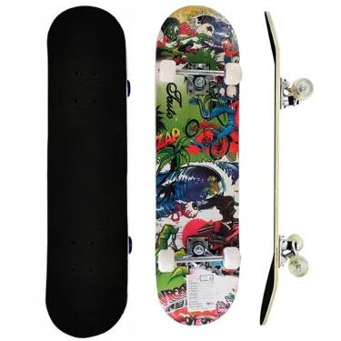 Imagem de Skate Skateboard Infantil Com lixa e Estampas Variadas