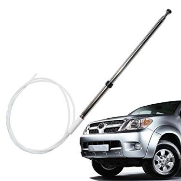 Imagem de Anina Mastro de antena elétrica para Toyota 4 Runner Hilux Prado 1996-2005 mastro de aço inoxidável para 86337 35111 A, 86337-35111-A, 86337-35111A, 8633735111A