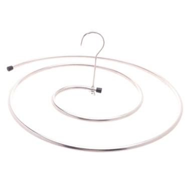 Imagem de LYOR - Cabide de Aço Inox Espiral para Lençóis e Toalhas 40cm