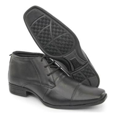 Imagem de Bota Social Masculina Couro Preta Br2-Masculino