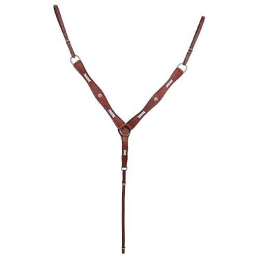 Imagem de Peitoral Largo de Couro SV5583 - Havana