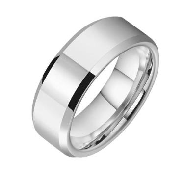 Imagem de Aliança Avulsa Prata 925 Chanfrada 6mm Unissex Namoro Compromisso - Or