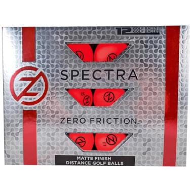 Imagem de Zero Friction Bolas de golfe Spectra, vermelho neon