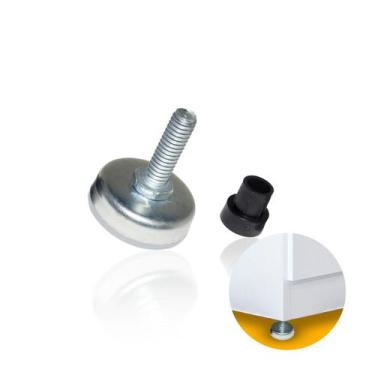 Imagem de Sapata Pé Nivelador Regulável de 7,6 Mm Com Bucha Mk, Regulável, Prate