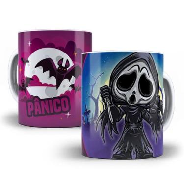 Imagem de Caneca Pânico Terror Halloween Porcelana Personalizada - Tio da Caneca