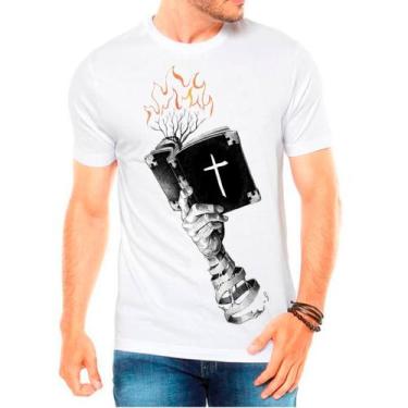 Imagem de Camiseta Gospel Evangélica Católica Masculina 02 - DESIGN CAMISETAS, M