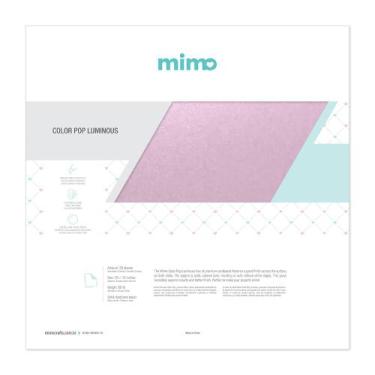 Imagem de Papel Color Pop Luminous Roxo Perolizado Mimo 30,5 x 30,5 cm 250 grama