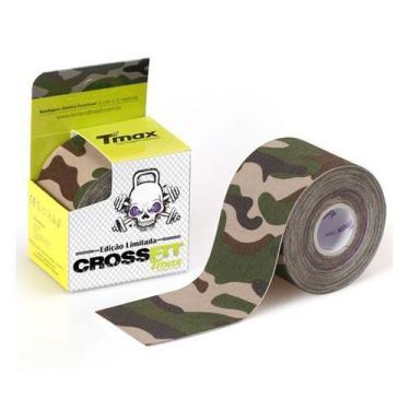 Imagem de Fita Tape Bandagem Adesiva Funcional Profissional Camuflado Verde Tmax