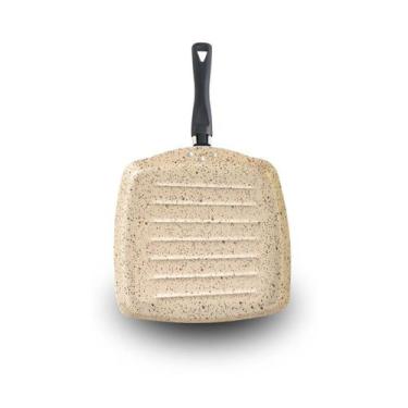 Imagem de Frigideira 24 Grill Quadrado Antiaderente Grelhados Premium - Alegrete