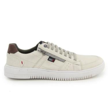 Imagem de Sapatenis Masculino Casual Confort Passeio Trabalho BR2, Branco, 41