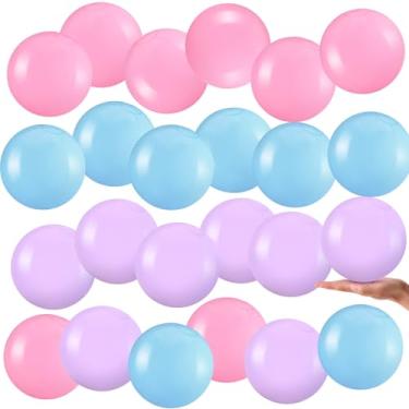 Imagem de Yinder Bola inflável de praia, 24 peças, 15 cm, bola flutuante para piscina, debaixo do mar, decorações de festa, bolha, oceano, verão, piscina, brinquedos, artigos de festa