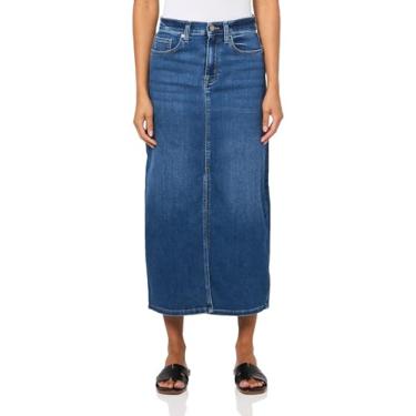 Imagem de DKNY Jaqueta jeans feminina moderna cropped, Lavagem Dekalb, 27