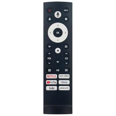 Imagem de Substituição do controle remoto de voz ERF3M90H para Smart TV Android Hisense 70A56EUA 43A53EUA 55U75H 75U75H 55U8H 65U7H 65U8H 65U8H